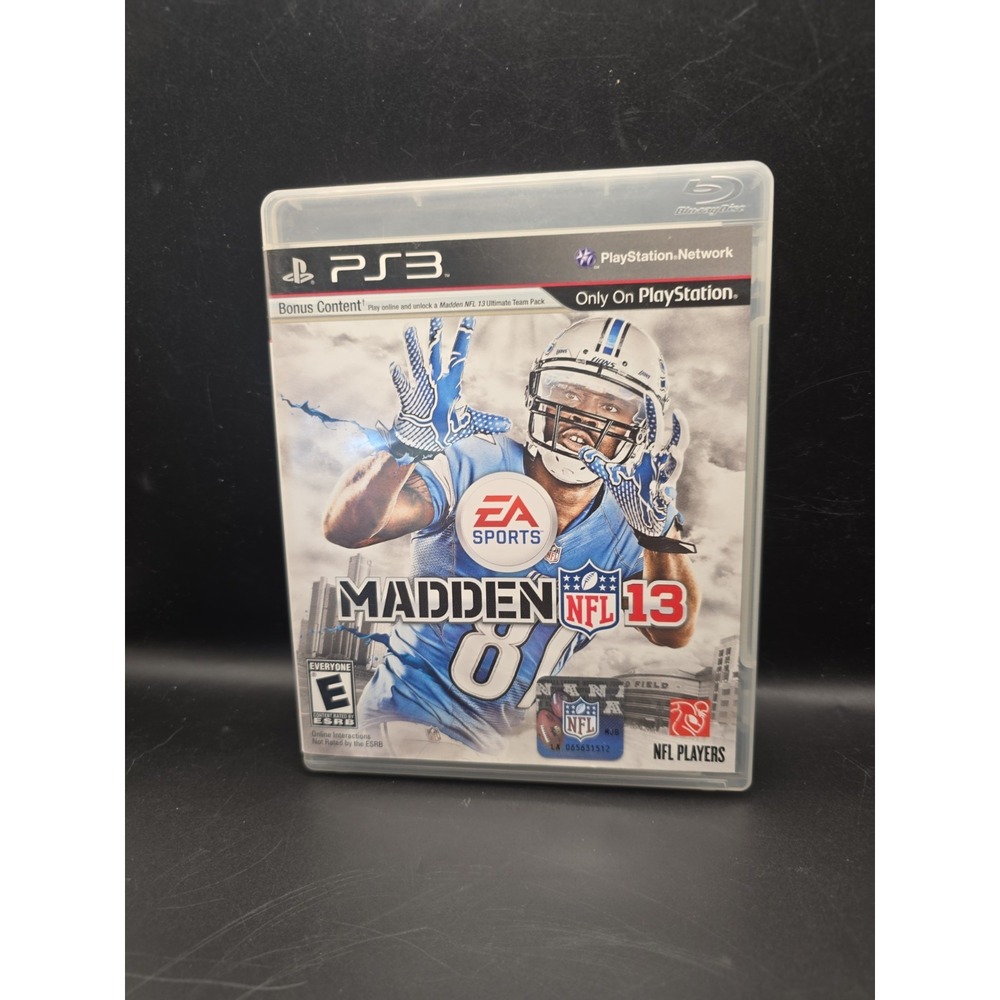 Madden NFL 13 (Sony PlayStation 3) PS3 GAME COMPLETE w/MANUAL
